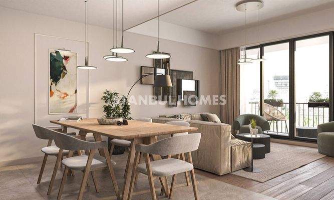 Flats 400 Meters from Metro in Kağıthane İstanbul