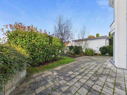 Terrasse der Einliegerwohnung 