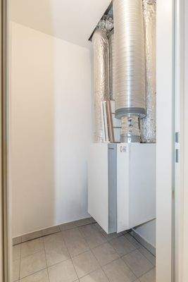 Abstellraum mit kontrollierter Wohnraumlüftung