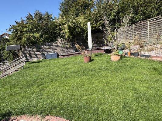 Ansicht Gartengrundstück