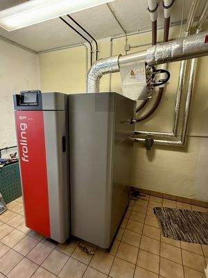 Heizraum - Pelletheizung