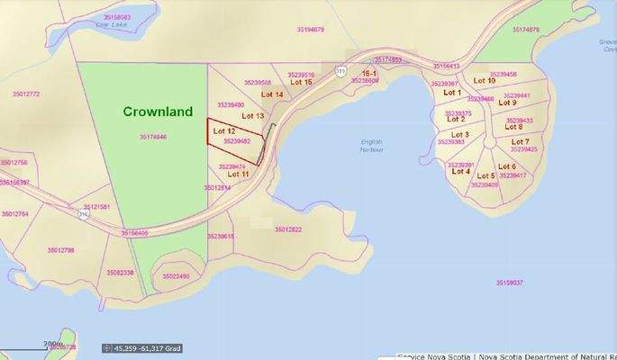 Nova Scotia - English Harbour - 14.580 m²-Lot in h
