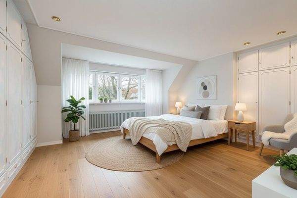 Schlafzimmer gestaged