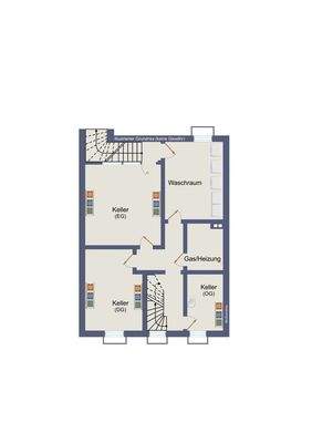 Kellergeschoss (kein Maßstab)