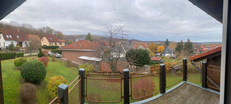 Ausblick Balkon