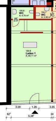 Grundriss Ladenflächen 02