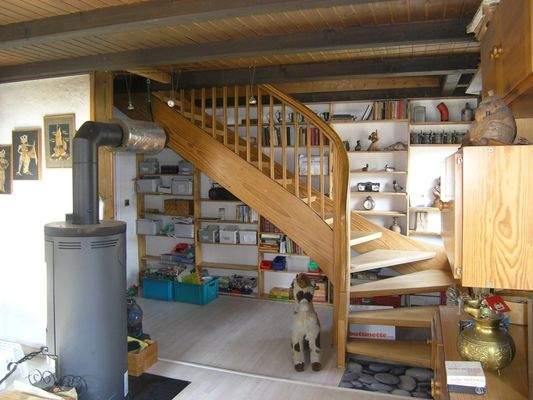 Aufgang zum ausgebauten Dachgeschoss