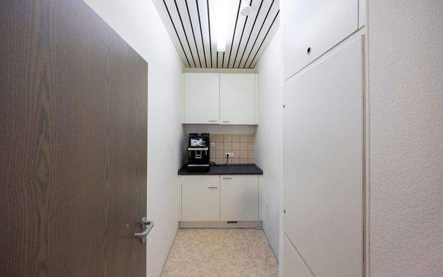 Teeküche im Erdgeschoss