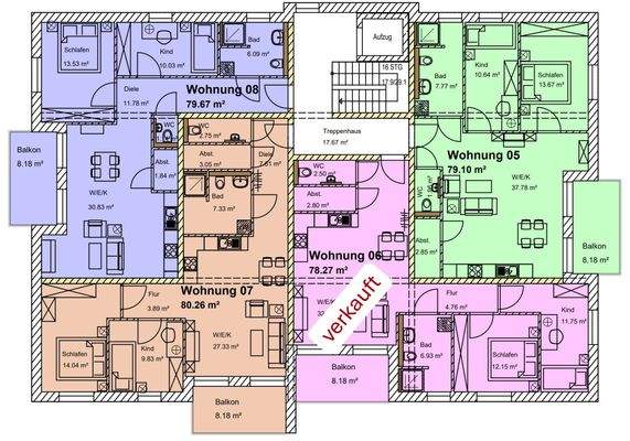 Grundriss 1. Obergeschoss
