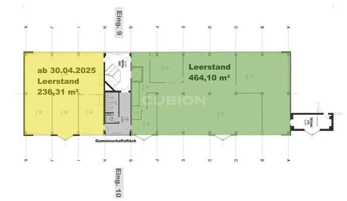 Eingang 9 - 2. Obergeschoss
