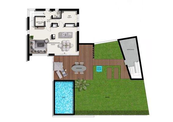 Grundriss Obergeschoss