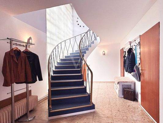 Eingangsbereich und Treppenhaus Einfamilienhaus