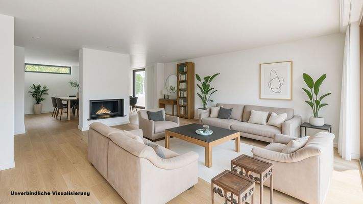 Visualisierung Wohn-/Essbereich