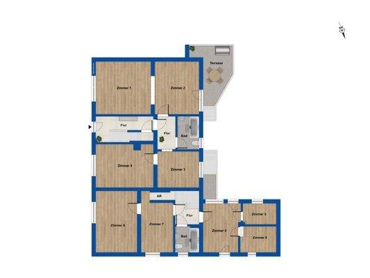 Grundriss Erdgeschoss