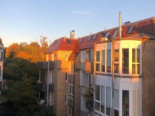 Blick auf das Vorderhaus