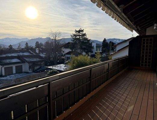 großzügiger Balkon 