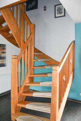 Treppe ins Dachgeschoss