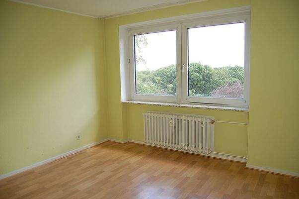 Blick ins Schlafzimmer