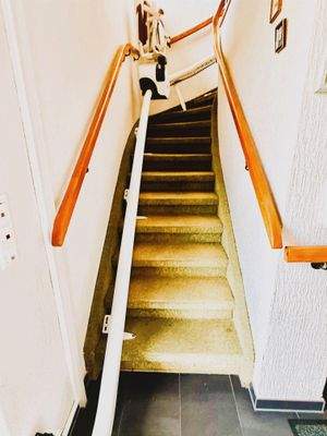 Treppe mit Personenlift