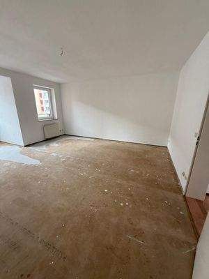 Wohnzimmer vor der Renovierung