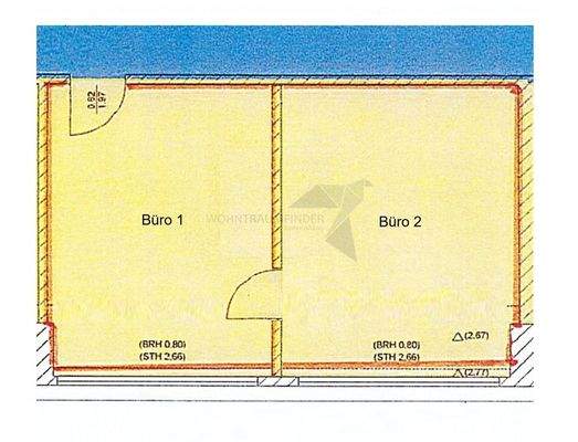 Grundriss Büro 2.19