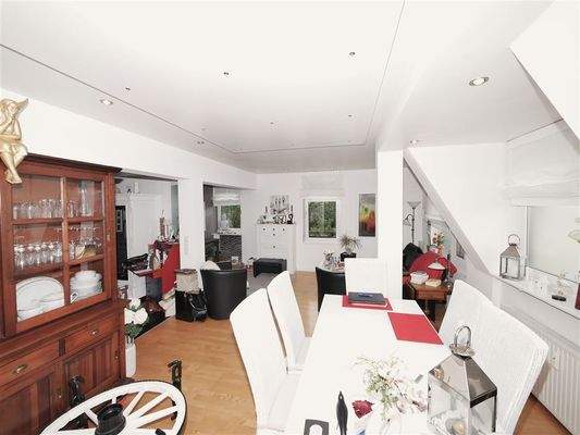 Essplatz und Kaminbereich