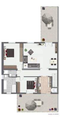 Grundriss Haupthaus Obergeschoss