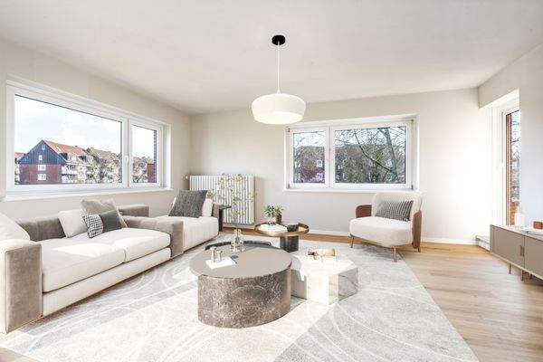 Wohnzimmer visualisiert