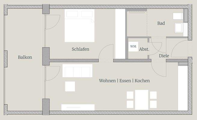 Grundriss Wohnung Nr. 23_34_42