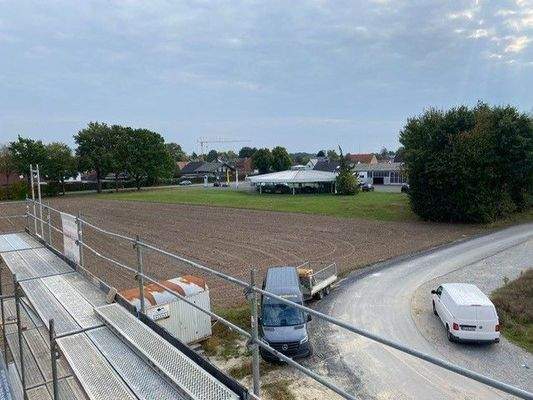 Aussicht auf Neubaugebiet