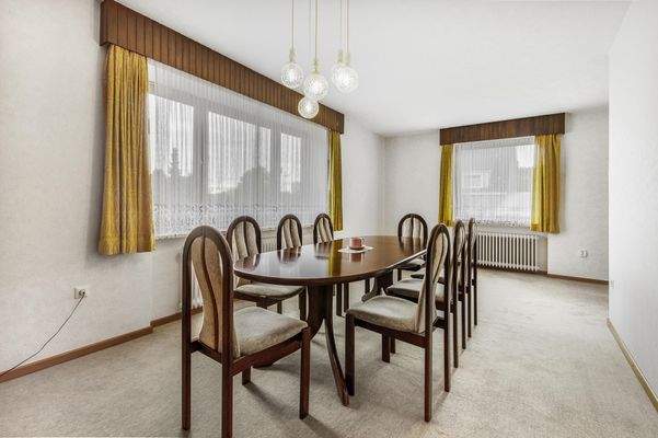 Wohn- und Essbereich im Erdgeschoss