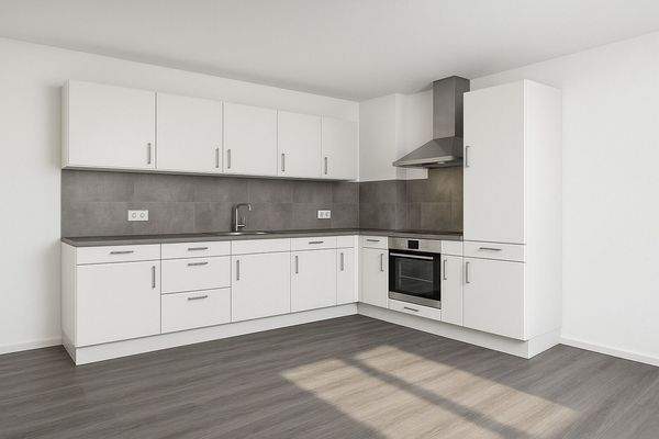 Küche -  KI-generiertes Bild aus Rohbauzustand! Abweichungen möglich!