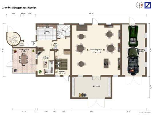 Grundriss Remise Erdgeschoss