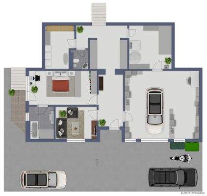 2.UG Einliegerwohnung mit Werkstatt oder Garage