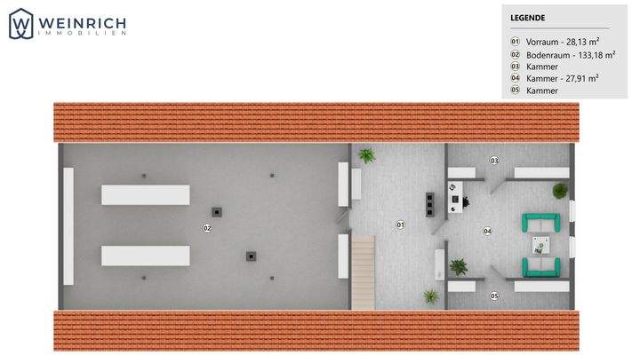 Dachgeschoss Grundriss