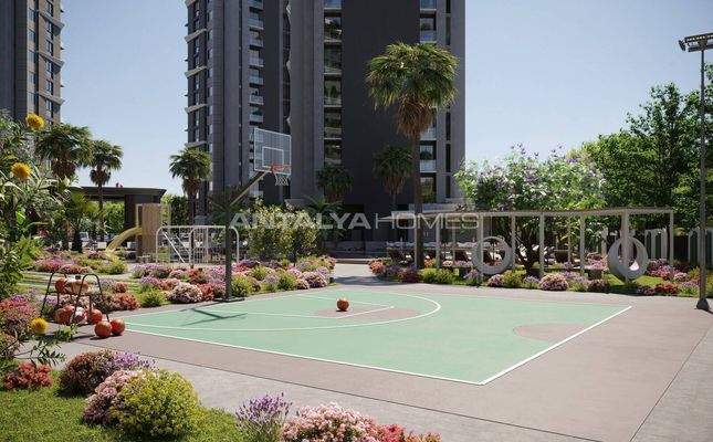 Flats with Large Spaces in Mersin with Nature and Sea Views