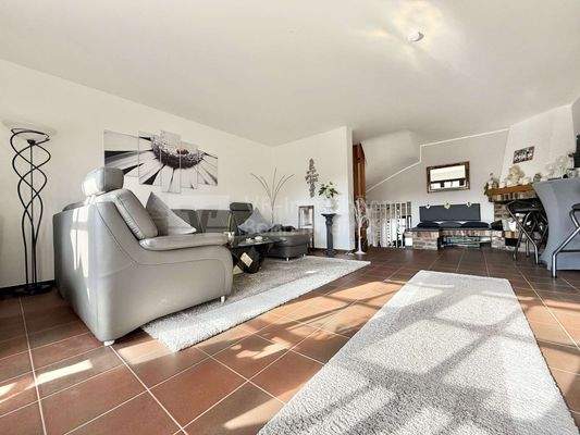 Blick aus dem Wohnzimmer