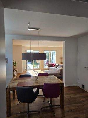 Wohnzimmer Blick in den Garten