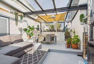 überdachte Terrasse