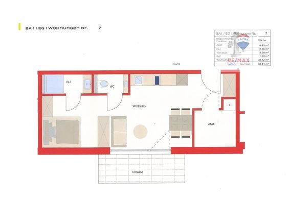 Grundriss &amp; Wohnflächenberechnung