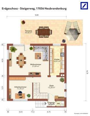 Grundriss Erdgeschoss