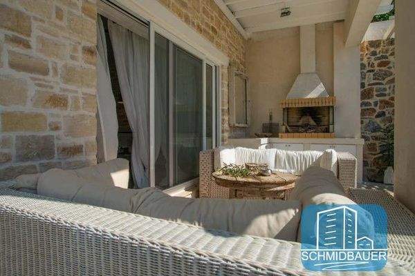 Kreta, Pitsidia: Wunderbare Villa mit Pool und Blick auf die Berge von Psiloritis