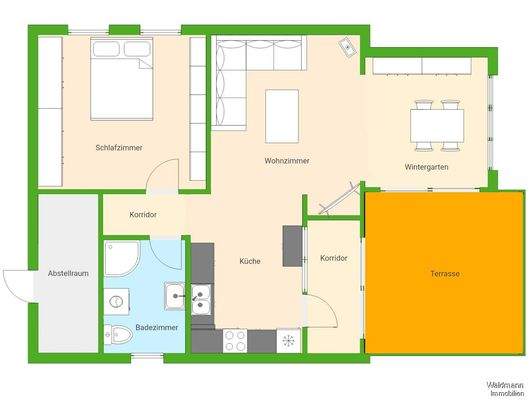 Dobbrikow zwei Bungalows - Bungalow links