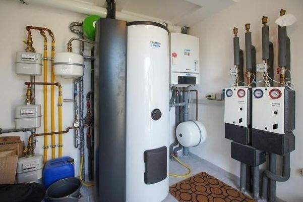 Heizungsanlage mit Solarunterstützung