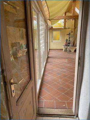 Tür in den Wintergarten