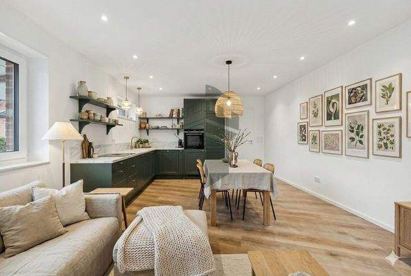 Gestaltungsbeispiel Wohn- & Essbereich