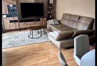 Wohnzimmer mit Fußbodenheizung