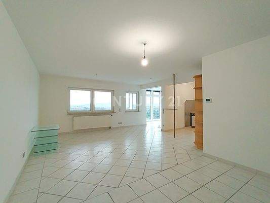 Der offene Wohn- und Essbereich