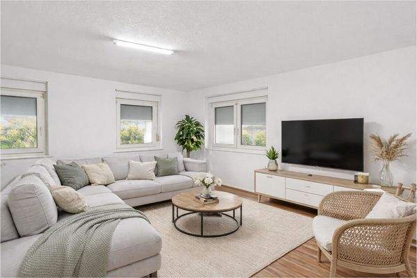 Wohnzimmer / Mustereinrichtung