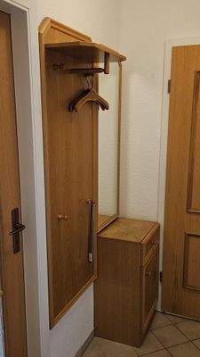 Garderobe im Wohnungsflur